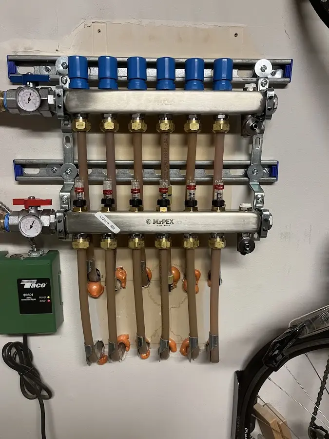 Plumber performing Leak Detection at a residential property in McFarland